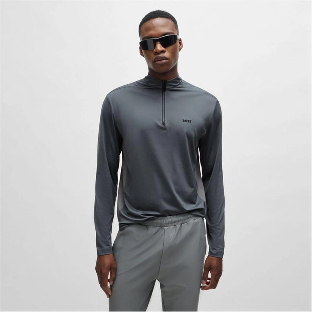Hugo Boss Decorative Reflective Logo Polo Shirt - Beige